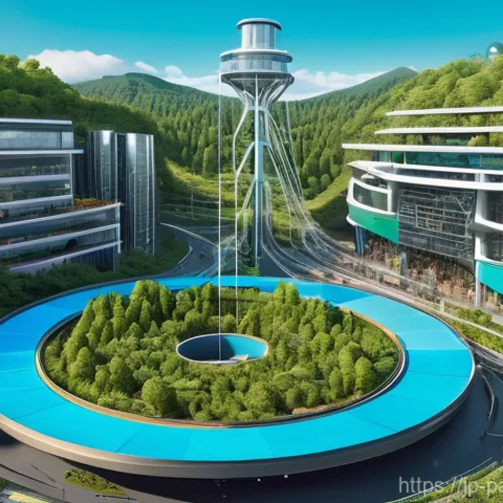 자원순환 경제에서의 물질 흐름 분석 - **Prompt 1: The Invisible Journey of "Mono" in a Circular Economy**
"A vibrant, detailed illustr...
